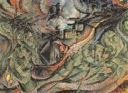 Umberto Boccioni State of Mind II The Farewells (mk09) oil on canvas